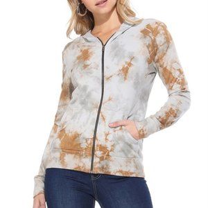 Bully TIE DYE Lightweight HOODIE Zipper JACKET Active SWEATER JACKET Price CHEAP